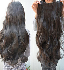 длинные волосы локоны пряди на заколках трессы светые nord-hair.by